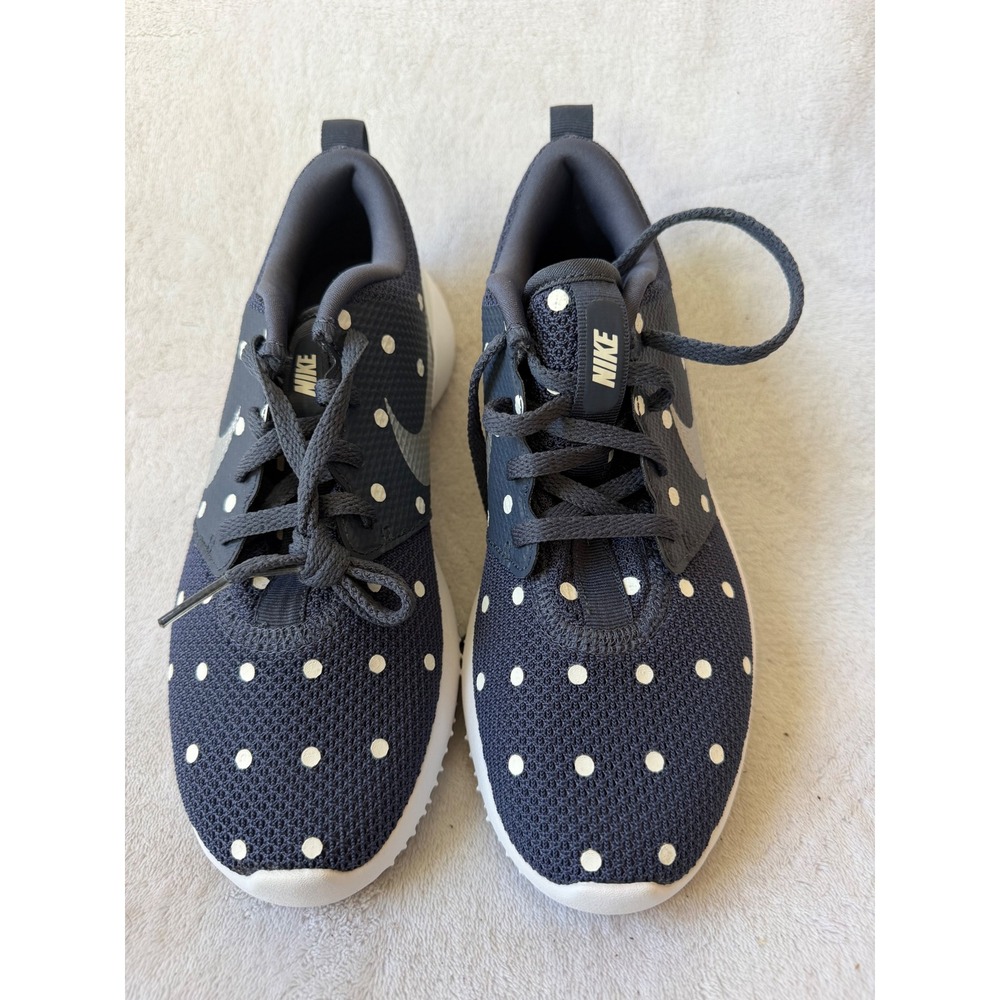 Nike Roshe G Golf Shoes Womens 8.5 Grey Polka Dot New Spikeless CD6066-001